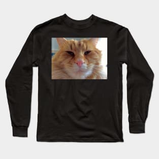 OllieBear Ginger Kitty Cat Long Sleeve T-Shirt